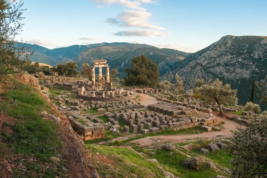 Greek Temples - Ruins of ancient greek temple of Apollo