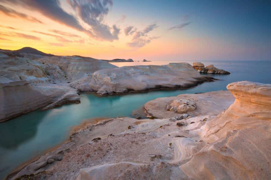 Sarakiniko Beach Milos island