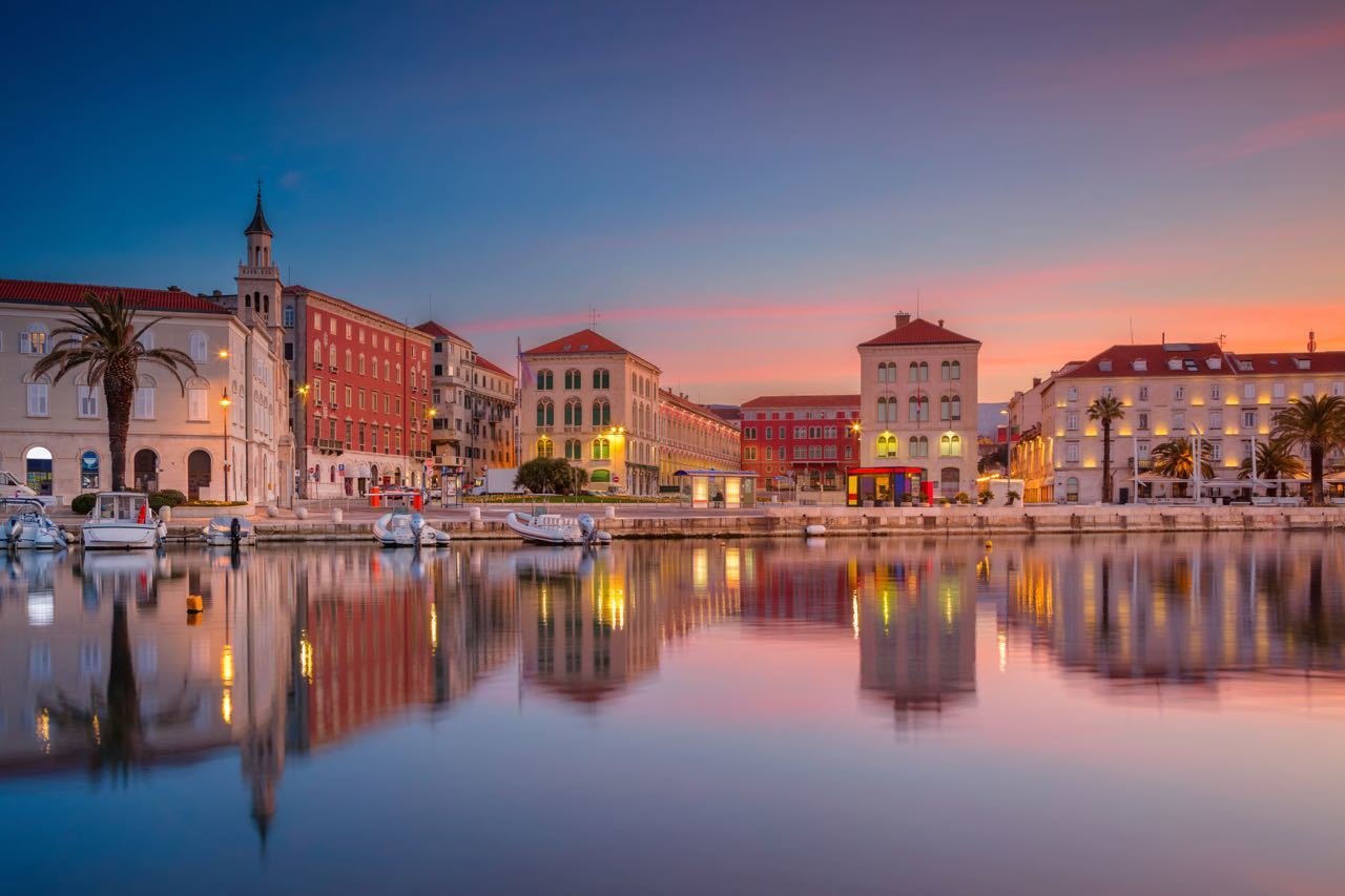 Split Or Zadar - Split Croatia at sunrise